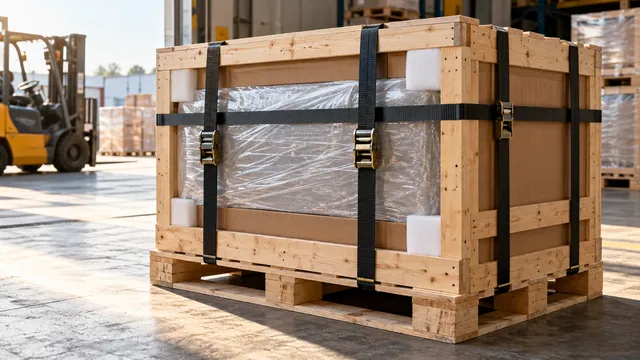 Cargo protection — logistics illustration