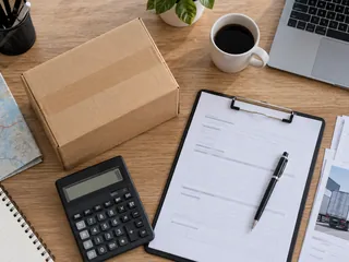 Shipping documents — logistics illustration